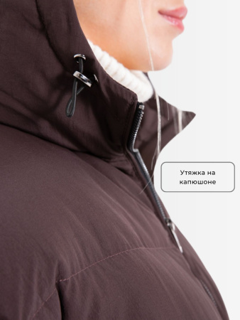 Пуховик женский зимний CRUSH Коричневый